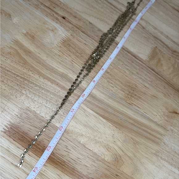 J. Crew Gold Necklace Layered Y-Shape Design - Picture 6 of 7